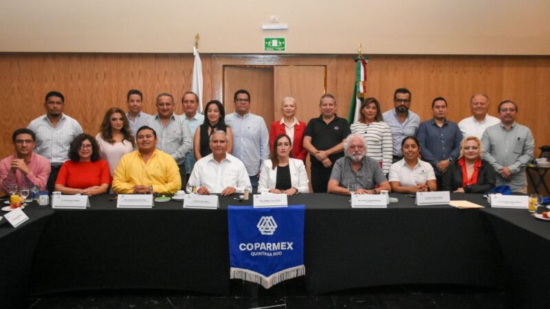 Empresarios de Coparmex Q. Roo se reúnen con Fiscal de Q. Roo