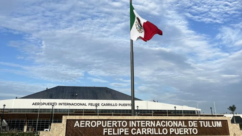 Caen vuelos y viajeros en el Aeropuerto Internacional de Tulum.