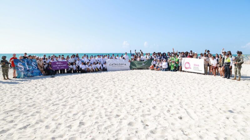 ZOFEMAT Isla Mujeres realiza exitosa Mega Brigada de Limpieza en Isla Blanca.