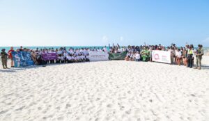 ZOFEMAT Isla Mujeres realiza exitosa Mega Brigada de Limpieza en Isla Blanca.