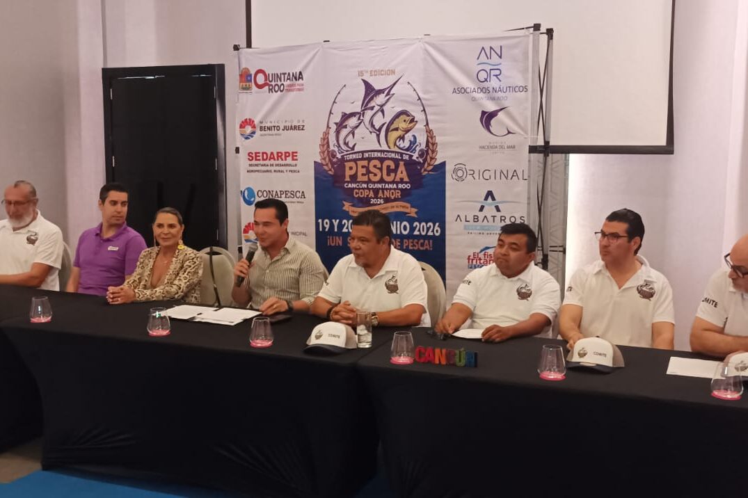 Presentan la XV Edición de la Copa ANQR de Pesca Deportiva.