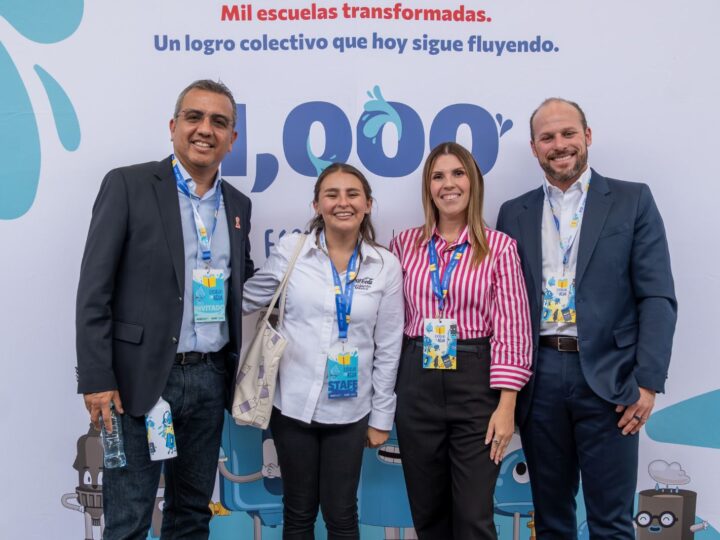 Escuelas con Agua alcanza 1,000 escuelas beneficiadas en México.