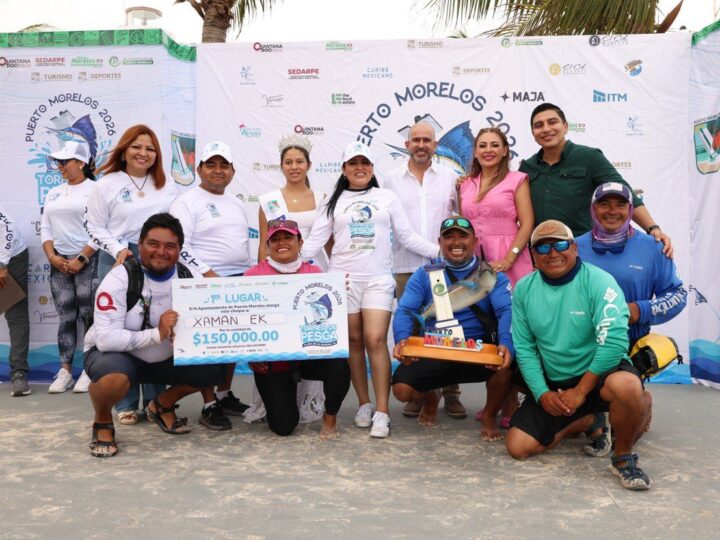 Conquista “Xaman Ek” el 1er. Lugar del Torneo de Pesca de Puerto Morelos